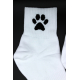 Chaussettes blanches Puppy Sk8erboy