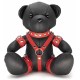 Ours en cuir EDDY The BDSM Teddy Bear Rouge + Boite