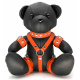 Ours en cuir EDDY The BDSM Teddy Bear Orange + Boite