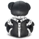 Ours en cuir EDDY The BDSM Teddy Bear Blanc + Boite