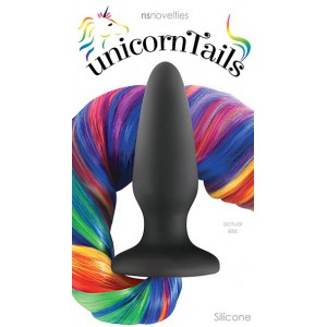 NS Novelties Plug with unicorn tail 9 x 3.2cm