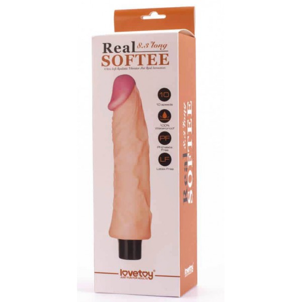 Softee Rel Vibrante Dildo 17 x 4,8cm