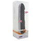 Dildo vibrante classico in silicone nero 15 x 4 cm