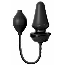 Opblaasbare Silicone Plug 9,5 x 5,5 cm Zwart