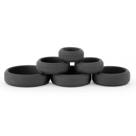 Renegade Set of 6 silicone cock rings
