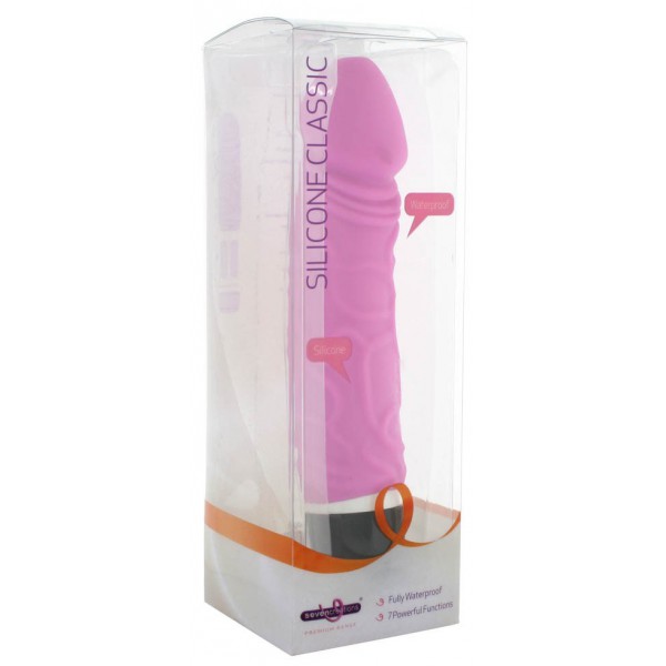 Dildo vibrante originale 16,5 x 4 cm rosa