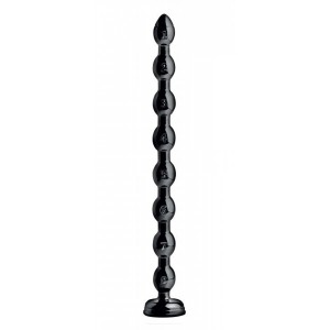 Hosed Dildo anale spesso con perline 50 x 3,8 cm