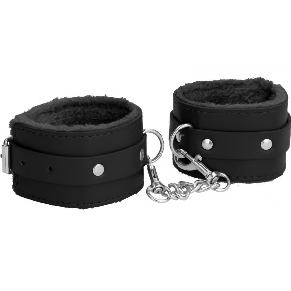 Ankle cuffs Plush Black