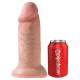 Mollige King Cock Dildo - 20.5 x 7.8 cm Flesh