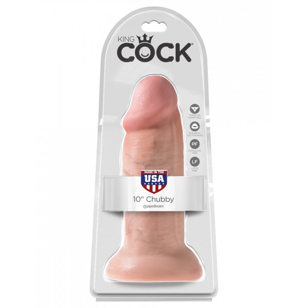 Dildo Chubby King Cock - 20.5 x 7.8 cm Flesh