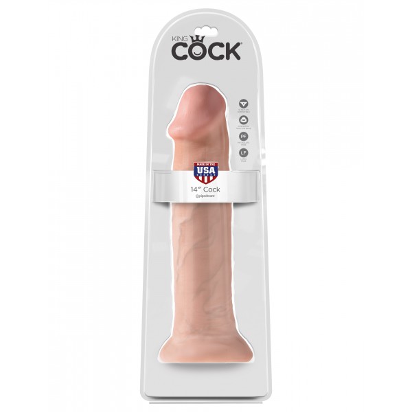 Dildo King Cock 32,5 x 8 cm Carne