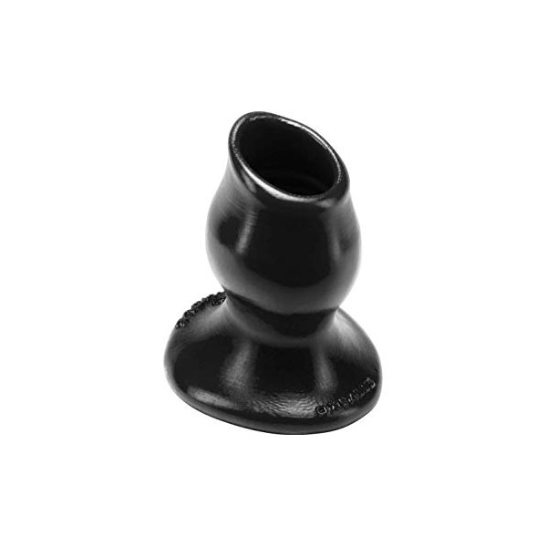 Plug Tunnel Pig-Hole schwarz Small - 7 x 4.5 cm