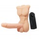 Consolador flexible y vibrador Bigger Man 13 x 3,5 cm