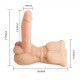 Bigger Man flexible and vibrating dildo 13 x 3.5 cm