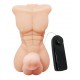 Consolador flexible y vibrador Bigger Man 13 x 3,5 cm