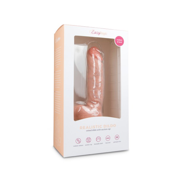 Dildo met zuignap 18 x 4.7cm Stoel