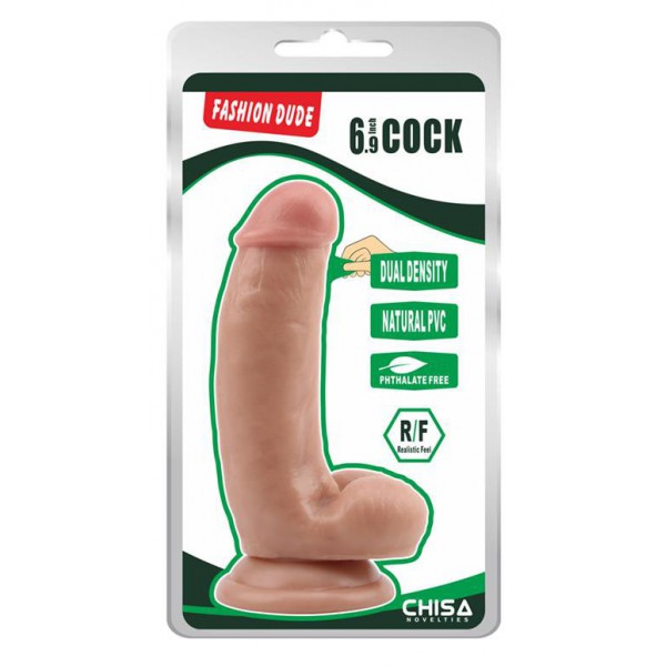 Dildo Fashion Dude curvado com ventosa 14 x 3,7cm