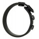 Bracelete de Silicone Preto para Galo