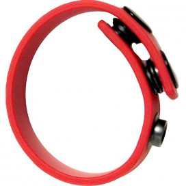 Bracelete de silicone de pénis vermelho