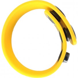 Boneyard Cosk strap in yellow silicone
