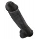 Dildo XXL King Cock 35 x 8 cm Noir