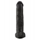 Dildo XXL King Cock 35 x 8 cm Noir