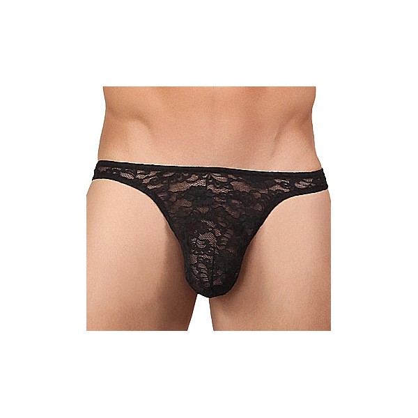 Lace Thong BONG THONG Black