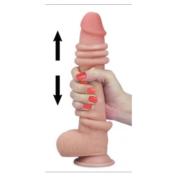 Dildo realistico SLIDING SKIN 13 x 3,5 cm