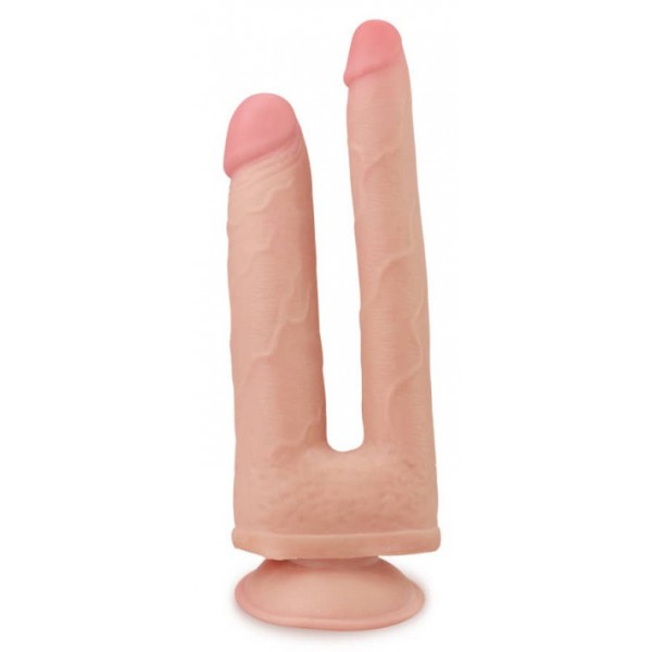 Dubbele Dildo SkinLike 18 x 3,5 cm