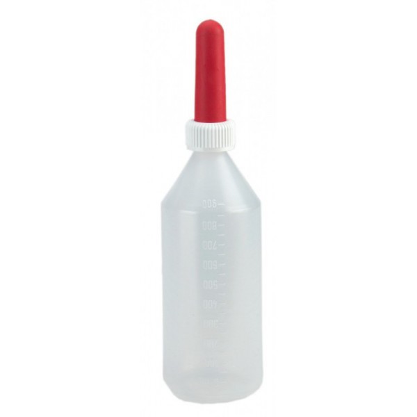 Bottiglia con tettarella 1 L - Punta morbida 9 x 2,8 cm