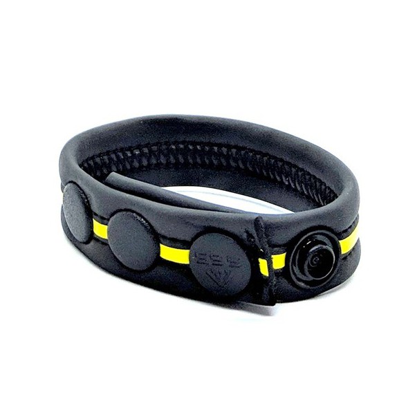 Cockring Néoprène GUN STRAP Jaune