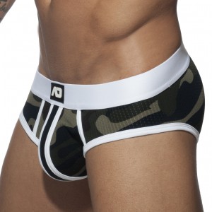 Addicted Slip CAMO STRIPE White