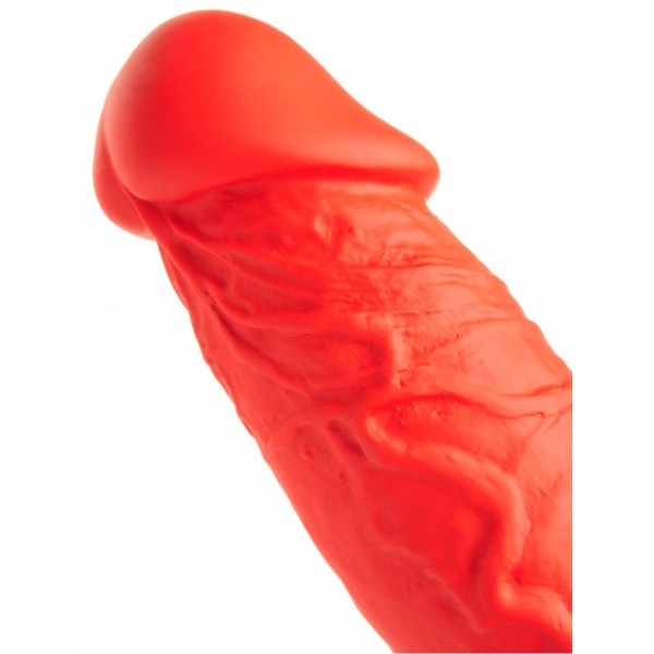 Double Stretch dildo N°33 42 x 5cm rood