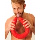 Double Stretch Dildo N°77 62 x 6.2cm Red