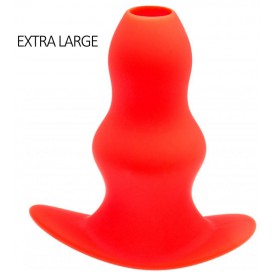 MK Toys Plug Tunnel Stretch Rouge Extra large 16 x 7.5cm