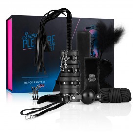 Secret Pleasure Chest Box BDSM Black Fantasy - 10 pièces