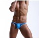 Blue Stripe transparent thong