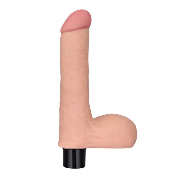 Dildo vibratório com bolsa Real Soft 14 x 4cm