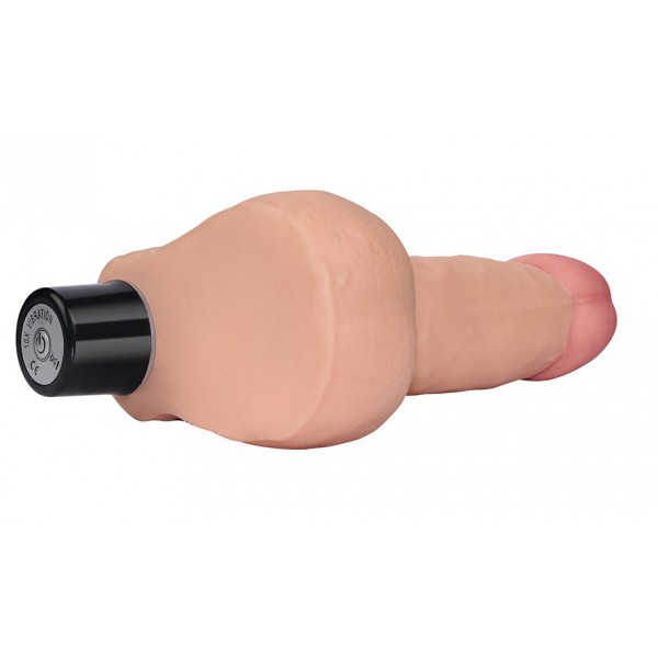 Dildo vibratório com bolsa Real Soft 14 x 4cm