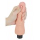 Real Soft Vibrierender Dildo 14 x 4cm