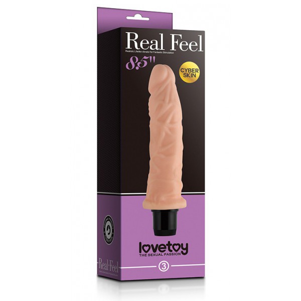 Dildo vibratório Real Feel Vibrating15 x 4cm