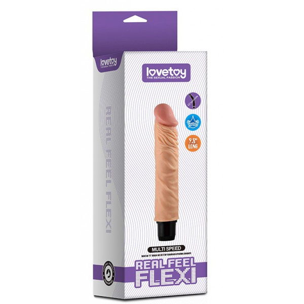 Dildo vibrante Real Flexi 19 x 4 cm Sedia