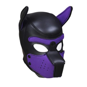 Kinky Puppy PUPPY Neopren-Haube Violett