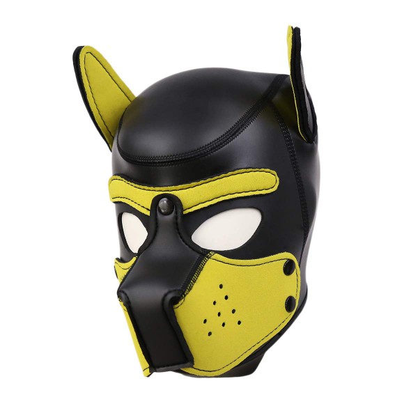 Yellow Neoprene PUPPY balaclava