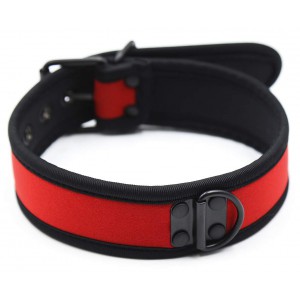 Kinky Puppy Collar PUPPY Neopreno Rojo