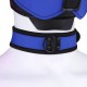 Blaue Neopren-Halskette