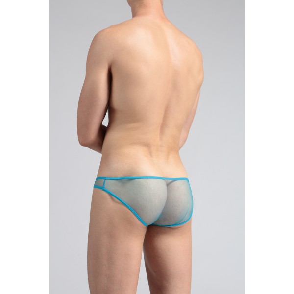 OAN Fine Tulle Turquoise Briefs