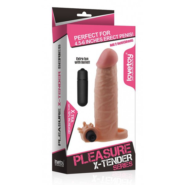 Funda para el pene X-TENDER N°1 17 x 4,5 cm