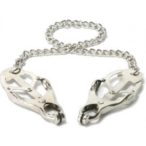 Breast clamp with chain
