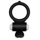 Power Clit HEART Vibrating Ring - Black